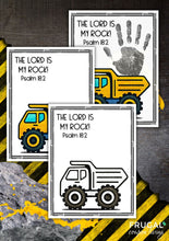 Load image into Gallery viewer, The Lord is My Rock Handprint Art