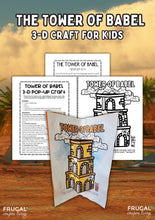 Load image into Gallery viewer, The Tower of Babel Pop Up Craft