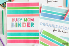 Load image into Gallery viewer, The Busy Mom Binder for Family Home Management