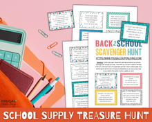 Load image into Gallery viewer, Back to School Scavenger Hunt
