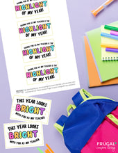 Load image into Gallery viewer, One Year of Teacher Appreciation Gift Tags - The Favorites!