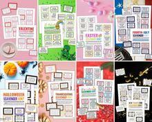 Load image into Gallery viewer, Year Round Holiday Scavenger Hunt Set
