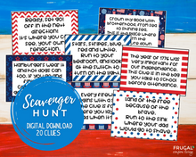 Load image into Gallery viewer, Fourth of July Scavenger Hunt