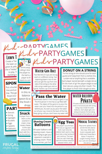 Kids Party Games