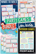 Load image into Gallery viewer, 50+ Party Games for Kids Bundle
