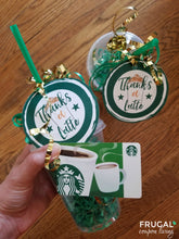 Load image into Gallery viewer, Thanks a Latte Gift Tag