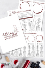 Load image into Gallery viewer, Wine Party Games + Wine Tasting Scorecards