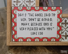 Load image into Gallery viewer, Elf Advent Calendar Bible Verses for Kids (24-days)