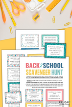 Load image into Gallery viewer, Back to School Scavenger Hunt