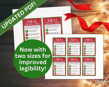 Load image into Gallery viewer, Christmas M&M Poem