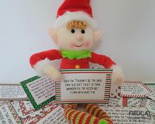 Load image into Gallery viewer, Elf Advent Calendar Bible Verses for Kids (24-days)