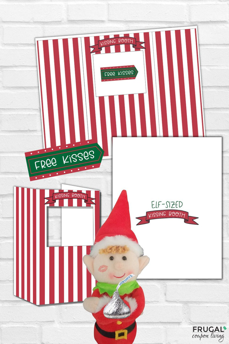 Christmas Elf Kissing Booth Printable Set Frugal Coupon Living christmas-elf-kissing-booth-printable-set-frugal-coupon-living