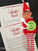 Load image into Gallery viewer, Elf Retirement Letter - An Elf Goodbye Forever Letter
