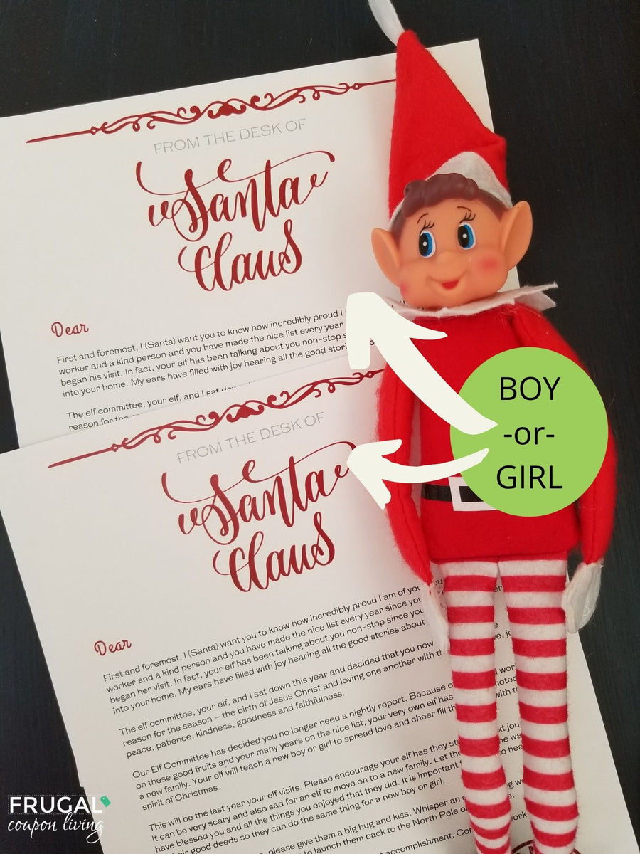 Elf Retirement Letter Printable - Say Goodbye To The Elf Forever 