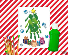 Load image into Gallery viewer, Christmas Handprint Art Set