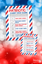 Load image into Gallery viewer, Patriotic Candy Dice Game