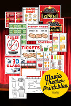 Load image into Gallery viewer, Movie Printables