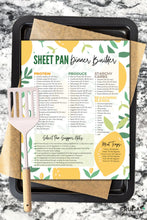 Load image into Gallery viewer, Sheet Pan Supper Cheat Sheet