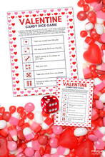 Load image into Gallery viewer, Valentine's Day Candy Dice Game