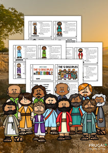The 12 Disciples of Jesus Mini Book
