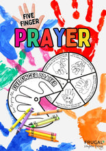 Load image into Gallery viewer, 5 Finger Prayer Coloring Wheel