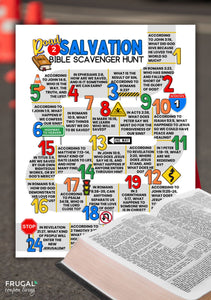 Road to Salvation Bible Scavenger Hunt