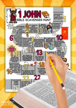 Load image into Gallery viewer, 1 John Bible Scavenger Hunt