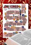 1 Kings Bible Scavenger Hunt