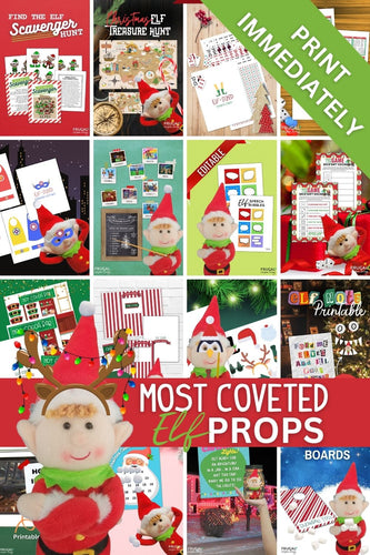 Elf Printable Props – Frugal Coupon Living