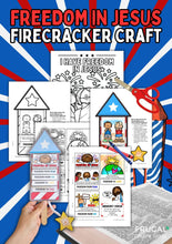 Load image into Gallery viewer, Freedom in Jesus Craft for July 4th