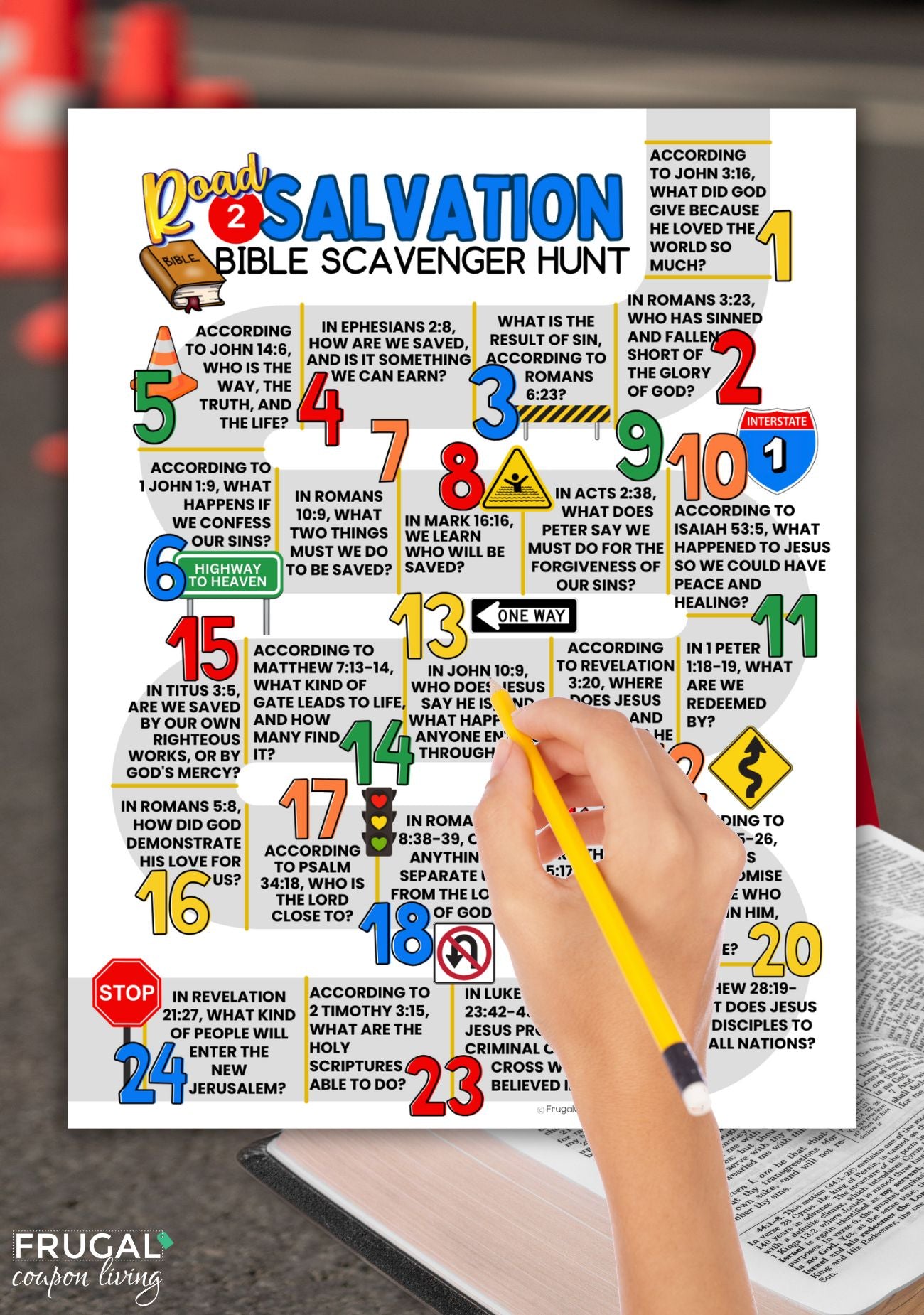 Road to Salvation Bible Scavenger Hunt with the Message of Salvation – Frugal Coupon Living road-to-salvation-bible-scavenger-hunt-with-the-message-of-salvation-frugal-coupon-living