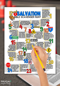 Road to Salvation Bible Scavenger Hunt