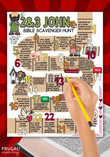 Load image into Gallery viewer, 2 &amp; 3 John Bible Scavenger Hunt