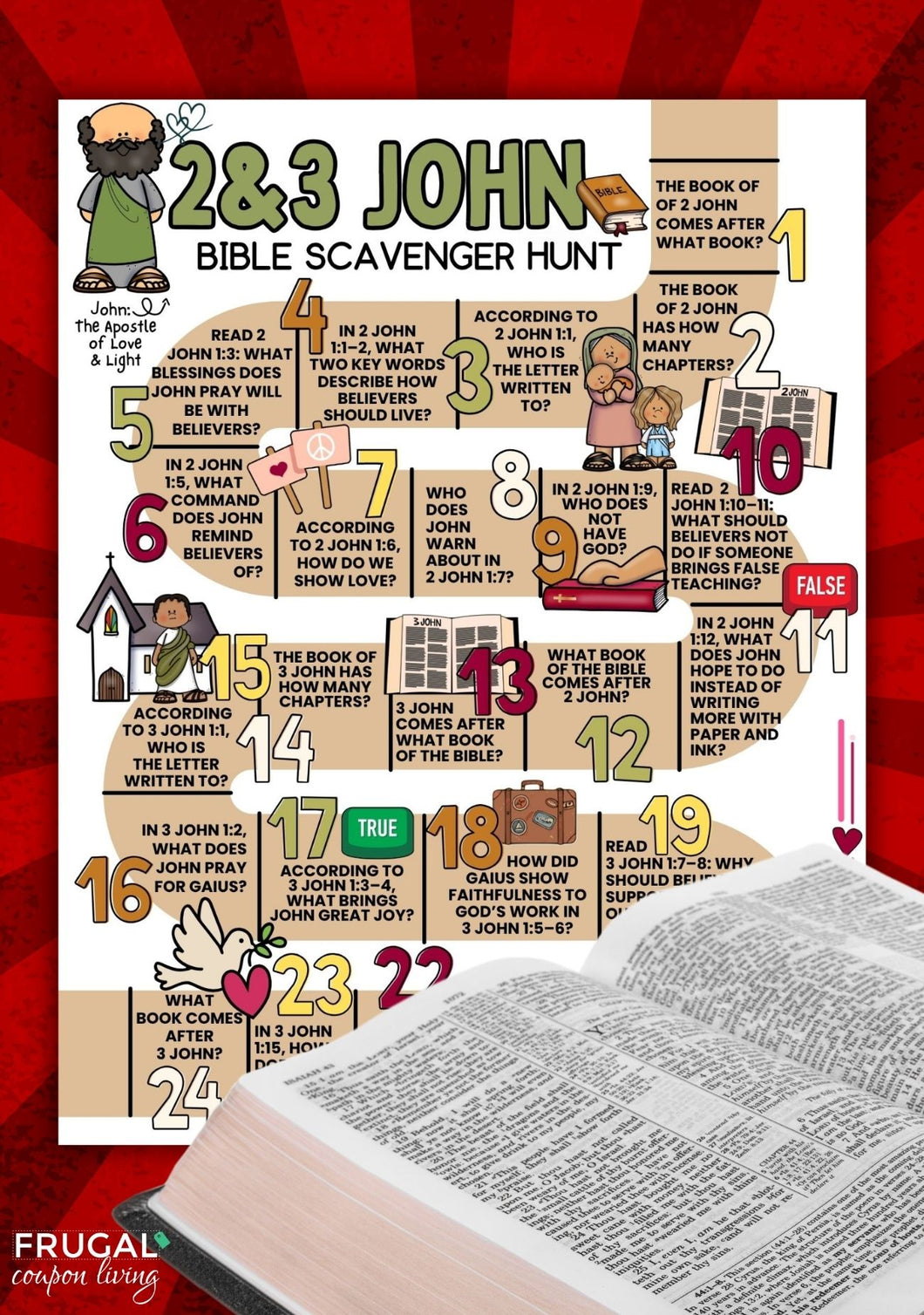 2 & 3 John Bible Scavenger Hunt