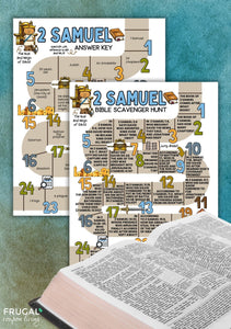 2 Samuel Bible Scavenger Hunt