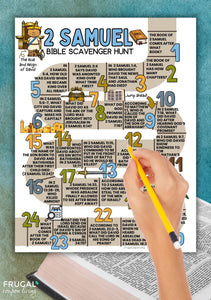 2 Samuel Bible Scavenger Hunt