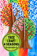 Load image into Gallery viewer, Four Seasons Ecclesiastes 3-D Tree Craft &amp; Mat