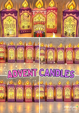 Load image into Gallery viewer, 3-D Advent Candle Craft