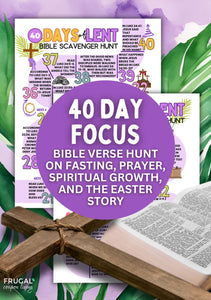 Lent Bible Scavenger Hunt