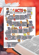 Acts Bible Scavenger Hunt