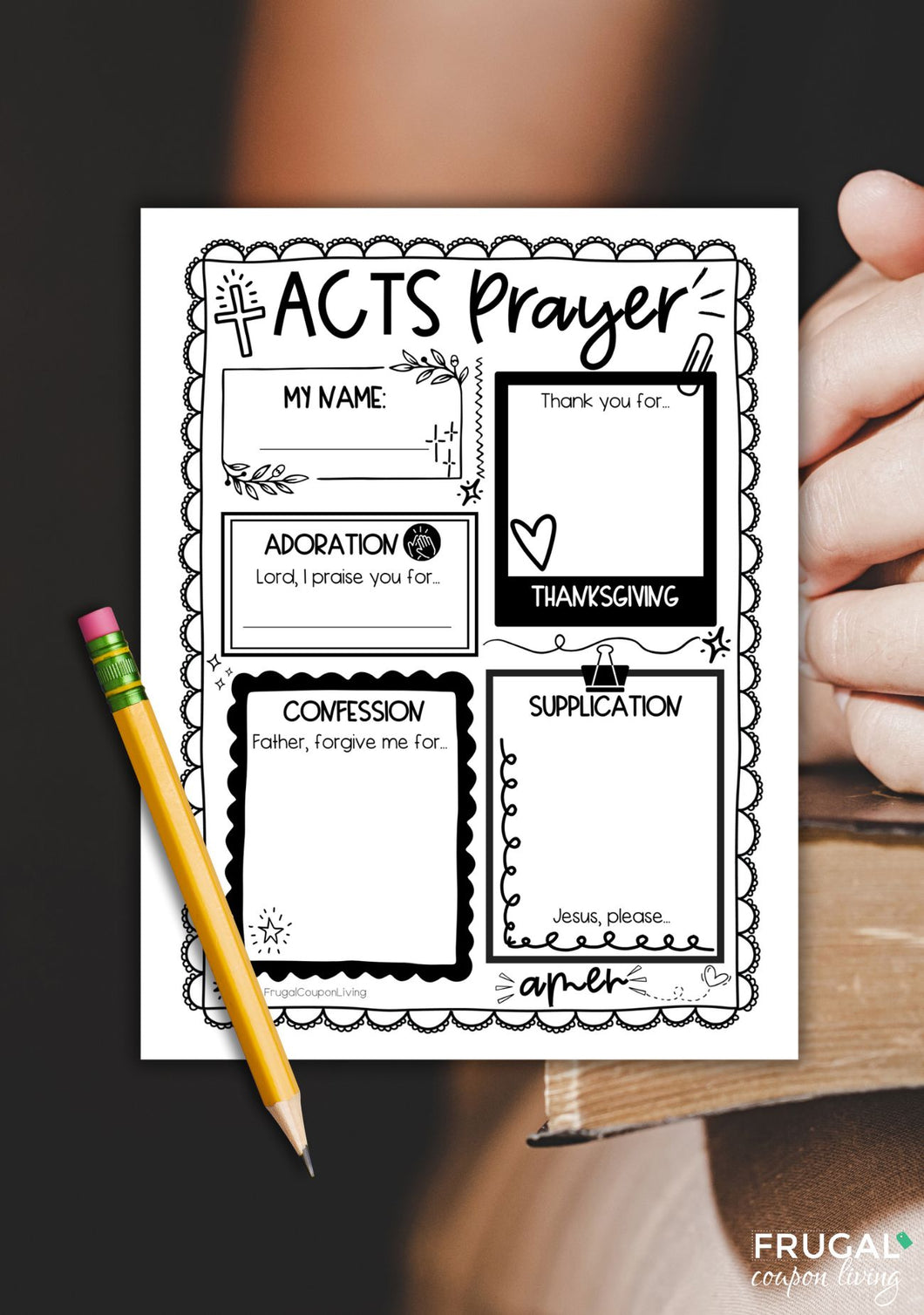ACTS Model Prayer Worksheet