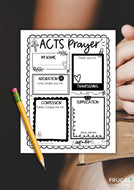 ACTS Model Prayer Worksheet