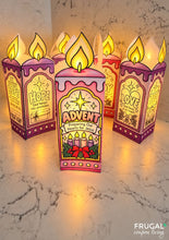 Load image into Gallery viewer, 3-D Advent Candle Craft