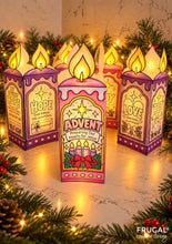 Load image into Gallery viewer, 3-D Advent Candle Craft