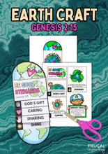 Load image into Gallery viewer, Christian Earth Day Flipbook Craft