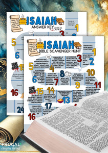 Isaiah Bible Scavenger Hunt