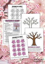 Load image into Gallery viewer, Growing in Christ Cherry Blossom Tree Craft