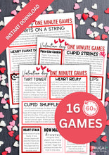 Load image into Gallery viewer, Valentine&#39;s Day One Minute Games