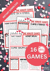 Valentine's Day One Minute Games