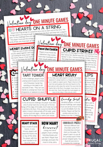 Valentine's Day One Minute Games